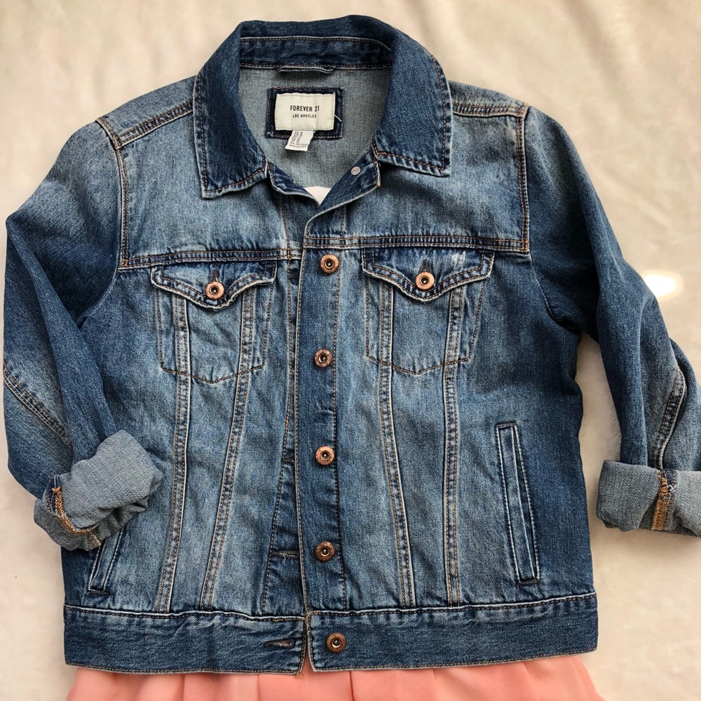 Forever 21 faded Denim jacket